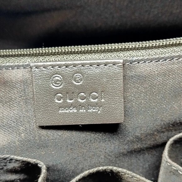Gucci Hand Bag Brown Coated Canvas 693-081325 - Picture 13 of 13